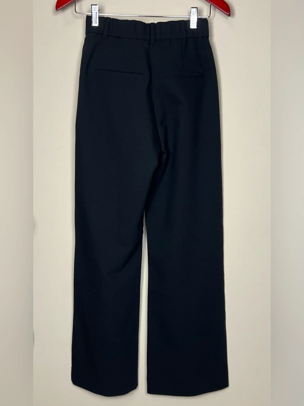 Abercrombie & Fitch Black Sloan Tailored Wide-Leg Pants Size 24/00R